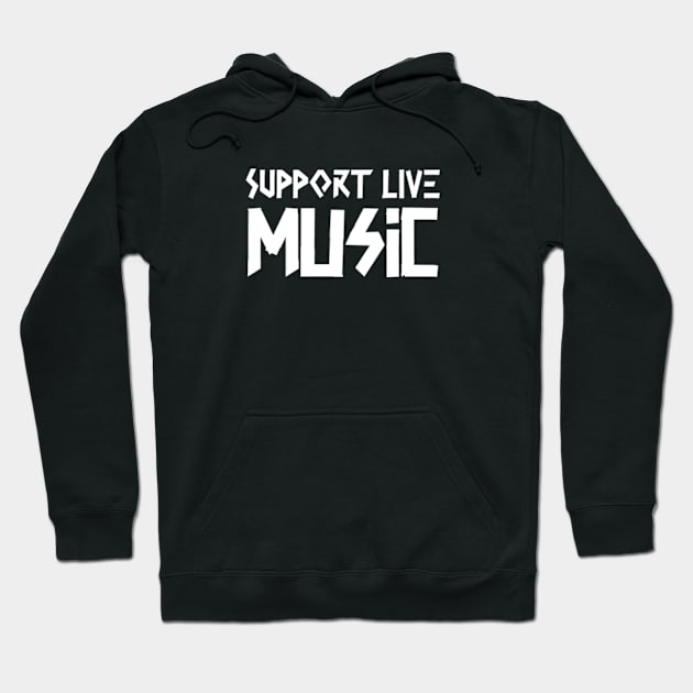 Support live music Hoodie by Batrisyiaraniafitri